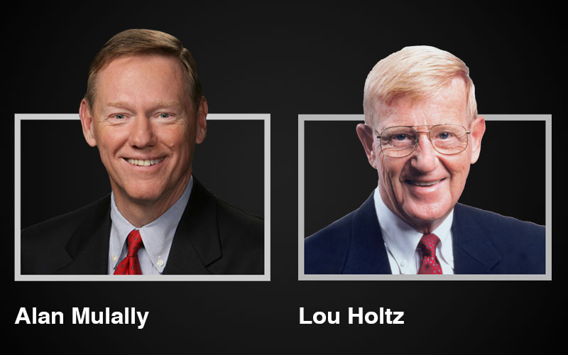 The UNT Kuehne Speaker Series welcomes Alan Mulally and Lou Holtz for the 2019-20 season.