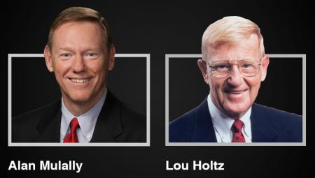 The UNT Kuehne Speaker Series welcomes Alan Mulally and Lou Holtz for the 2019-20 season.