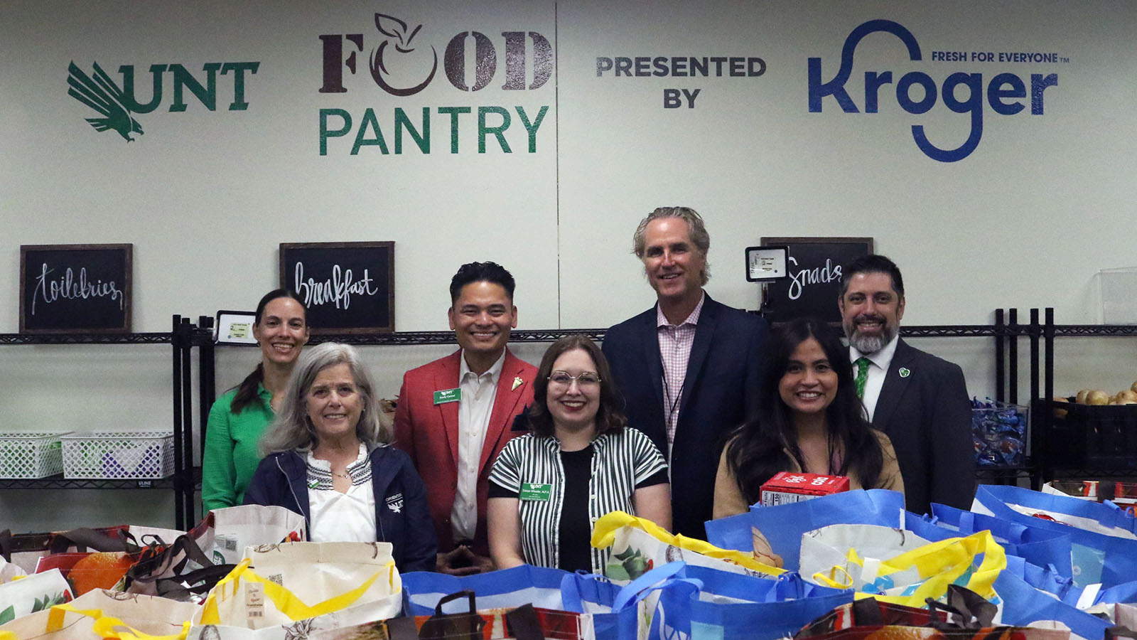 Kroger Helps Stock UNT Food Pantry with Major Grocery Donation