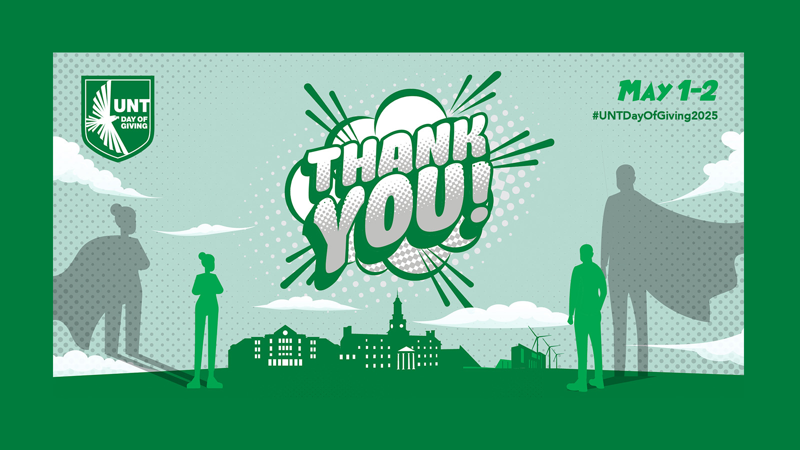 Thank you to all who made an impact on UNT Day of Giving!