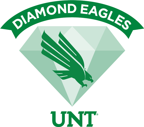 UNT Diamond Eagles Society logo