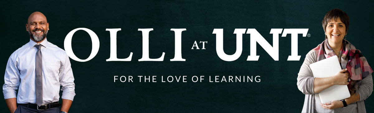 OLLI at UNT - For the Love of Learning graphic